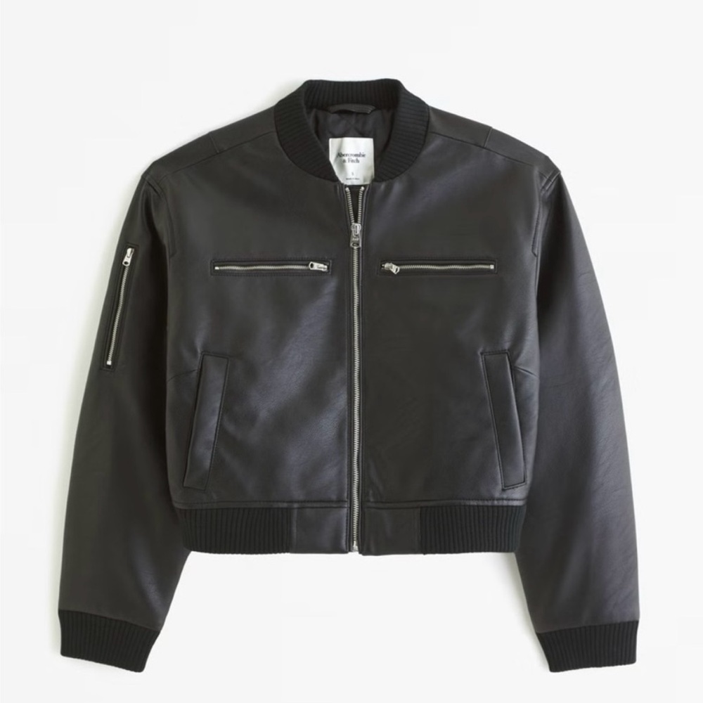 Black Bomber Jacket